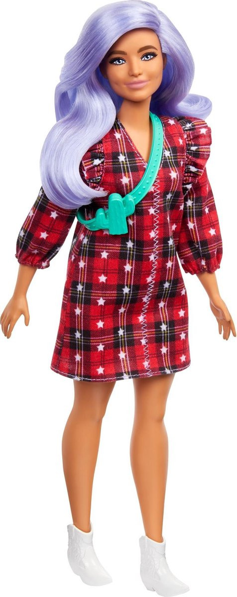 Barbie Fashionistas - Modepop - Plaid Jurkje