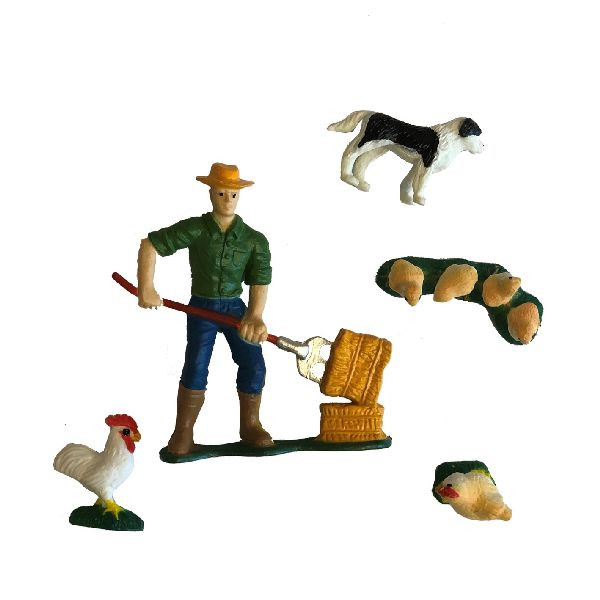  Dutch Farm Line Boer Met Boerderijdieren 5dlg