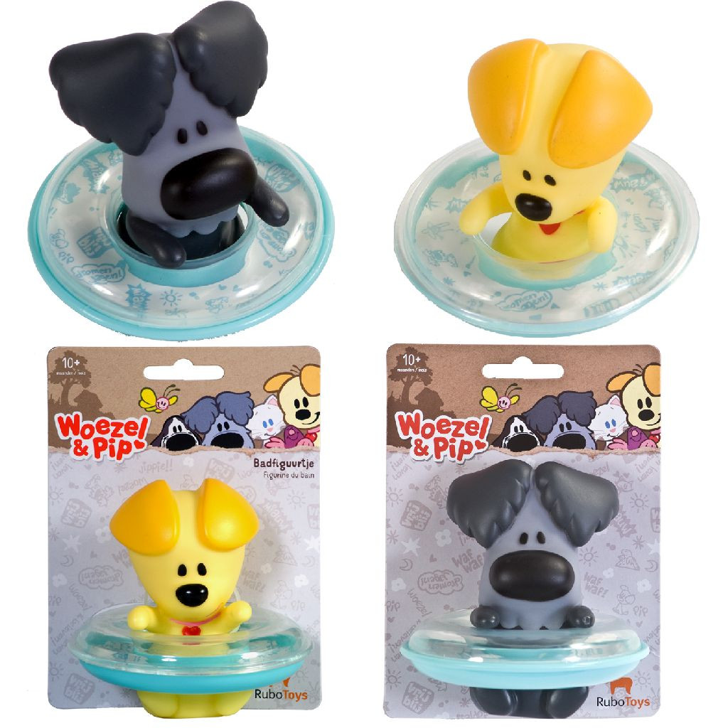 Woezel en Pip - in Zwemband - Badfiguur - Prijs per Stuk