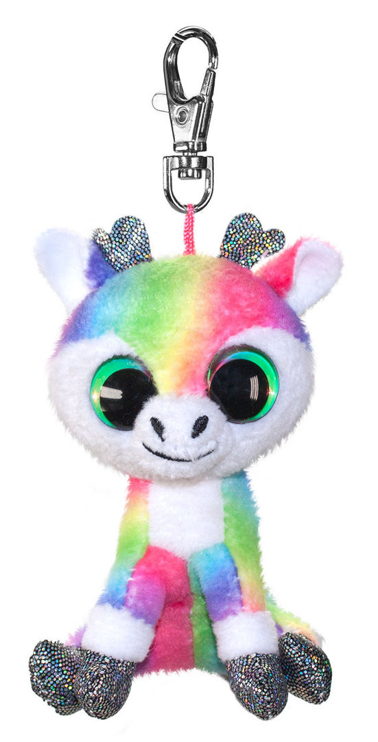 Lumo Stars Knuffeldier Lumo Reindeer Renee met clip - Mini - 8,5cm