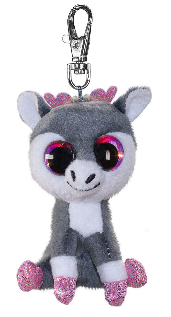 Lumo Stars Knuffeldier Lumo Reindeer Poro met clip - Mini - 8,5cm