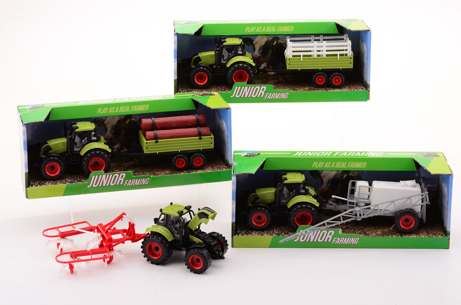 Junior Farming Tractor Speelset - Prijs per Stuk