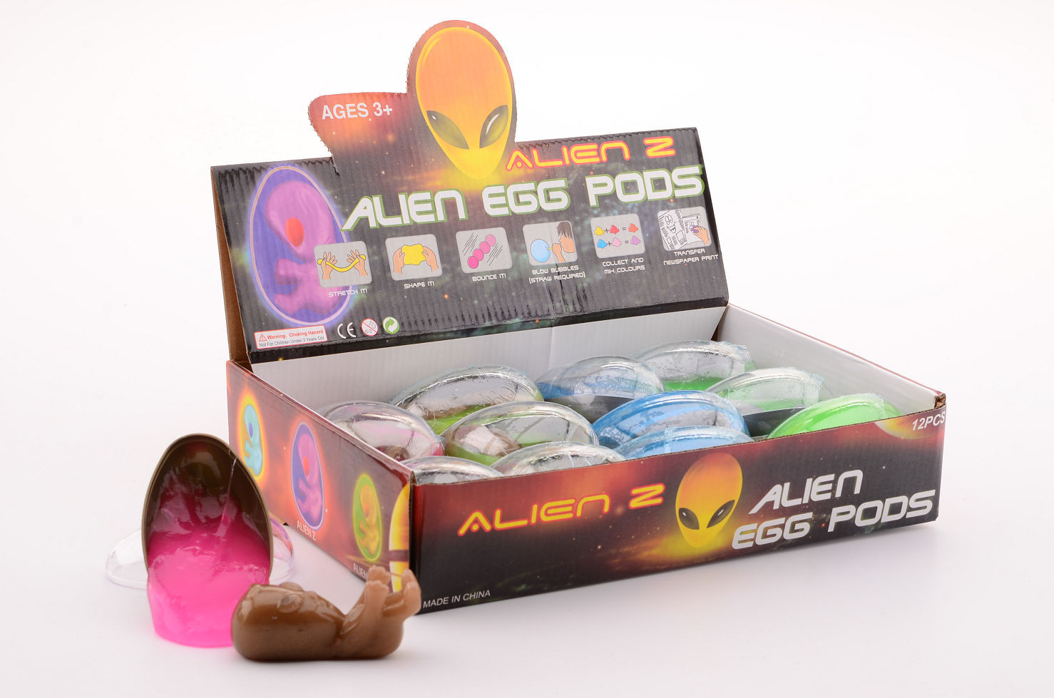 Alien Slijm Ei - Prijs per Stuk