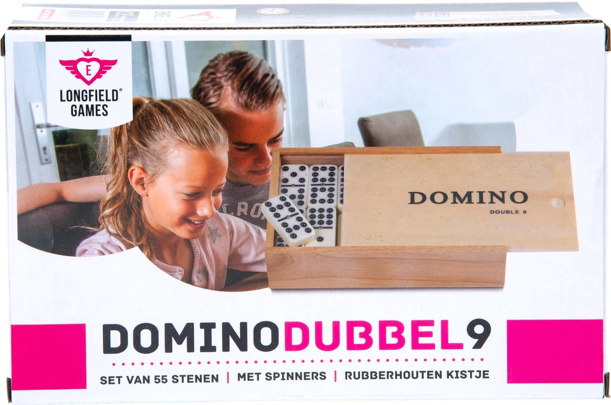 Domino Dubbel 9 - 55 Stenen