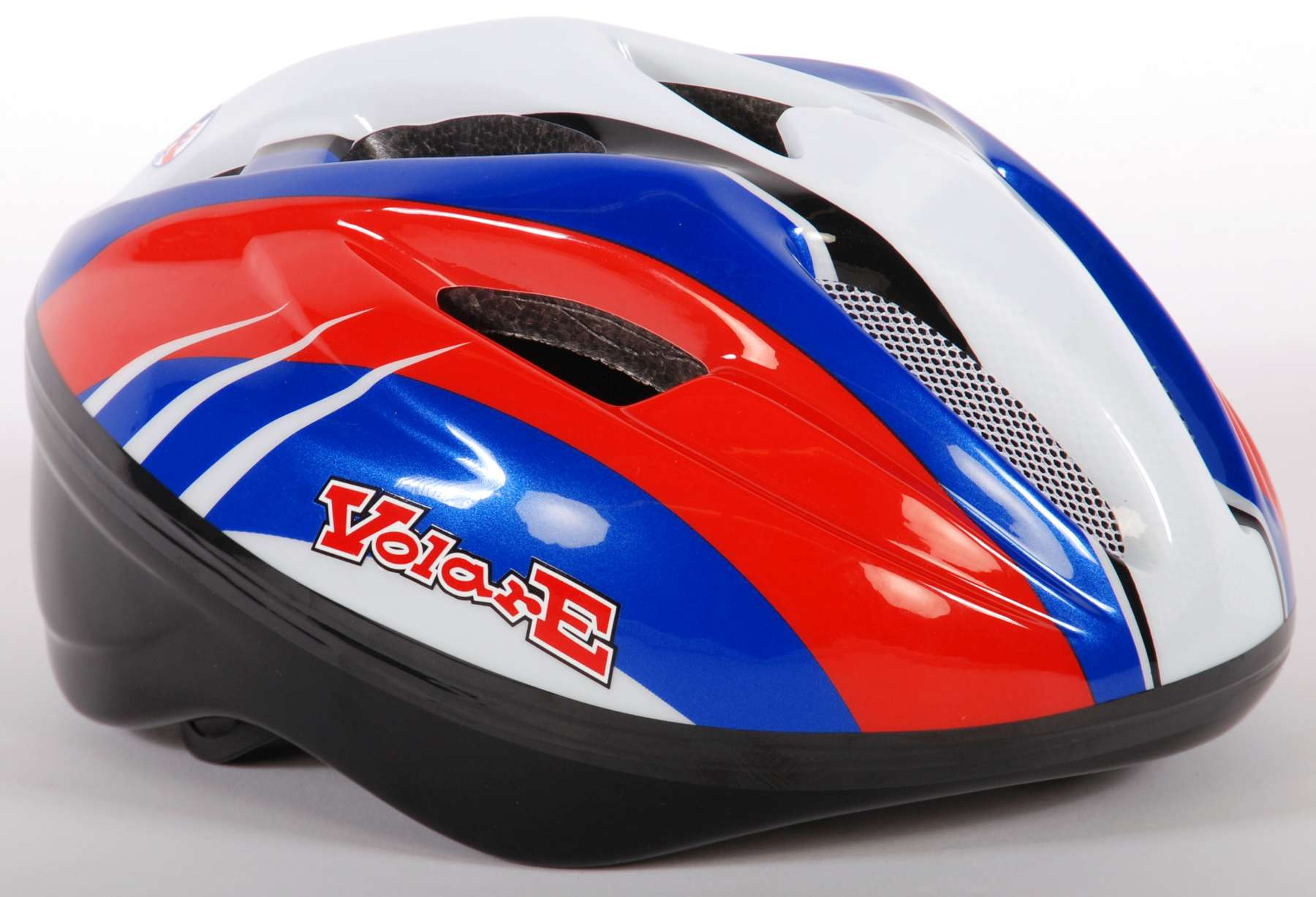Volare Fietshelm - Skatehelm Deluxe - Rood / Blauw / Wit - 51-55 cm