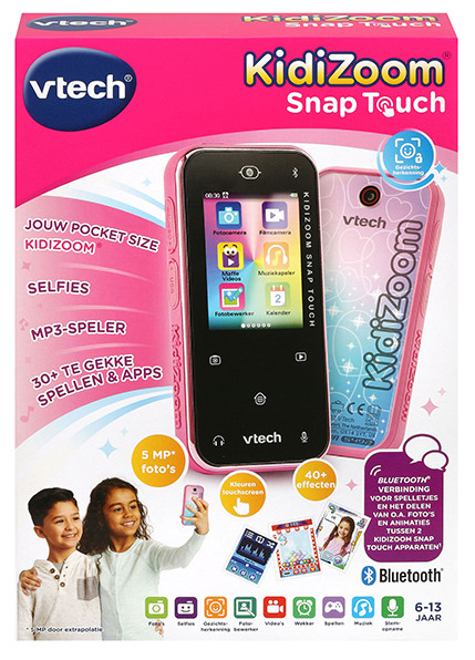 VTech KidiZoom Snap Touch Kindercamera - Roze