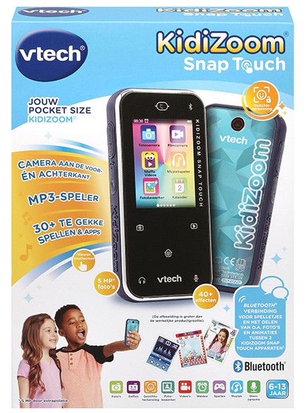VTech KidiZoom Snap Touch Kindercamera - Blauw