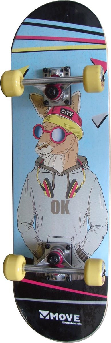 Move Skateboard Black Hole Skippy - 28 inch - 72 cm - Hout - Zwart / Blauw