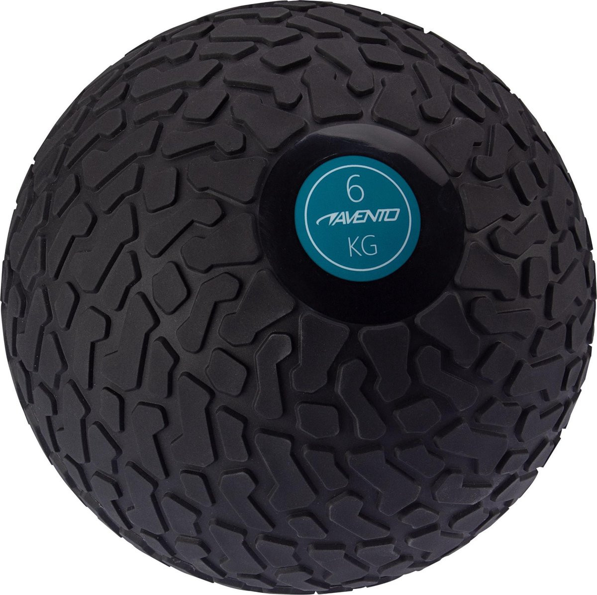 Avento Fitness Slam Bal met Profiel 6 KG - Zwart
