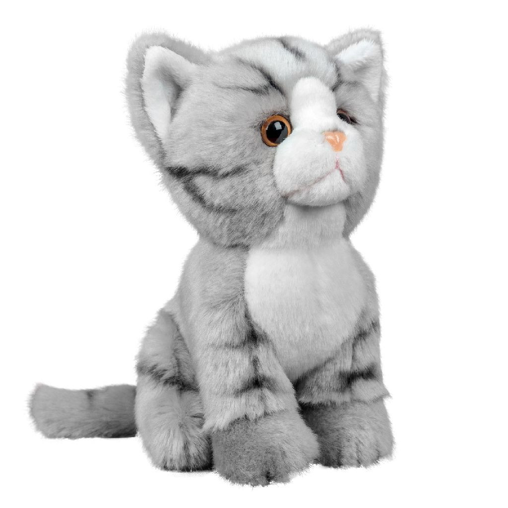 Animigos World Of Nature Eco Kat - Knuffel - 11 cm 