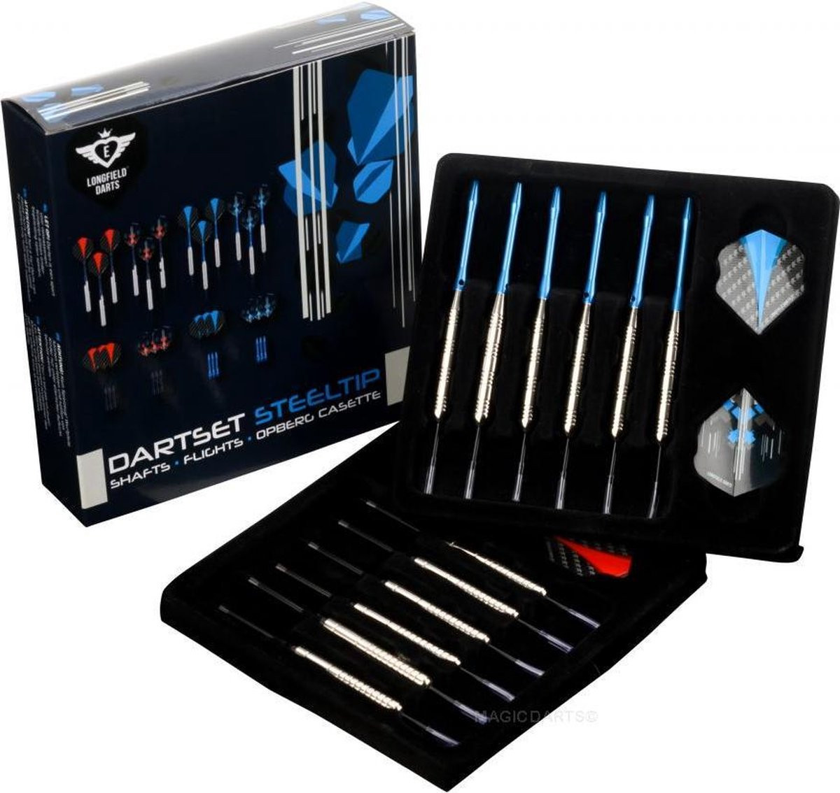Longfield Steeltip Dartset - 4 Sets