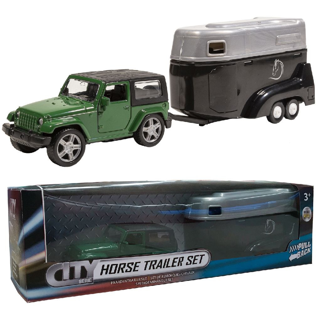 City Auto Met Paardentrailer
