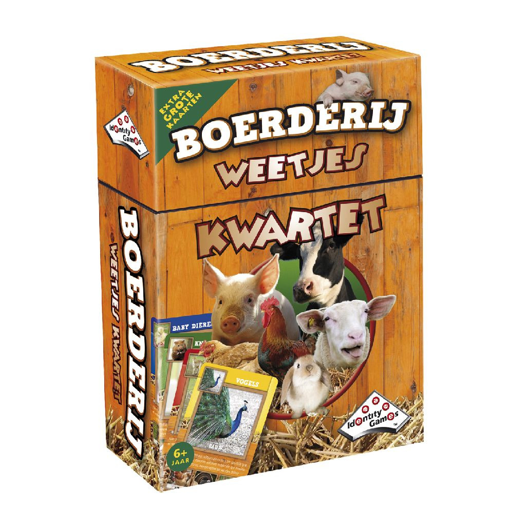 Boerderijdieren Kwartet - Kaartspel