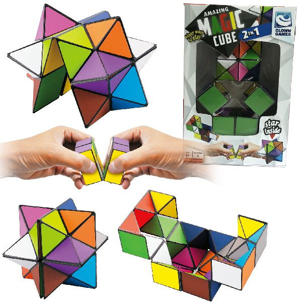 Clown Games Magic Cube 2-In-1 Fidget
