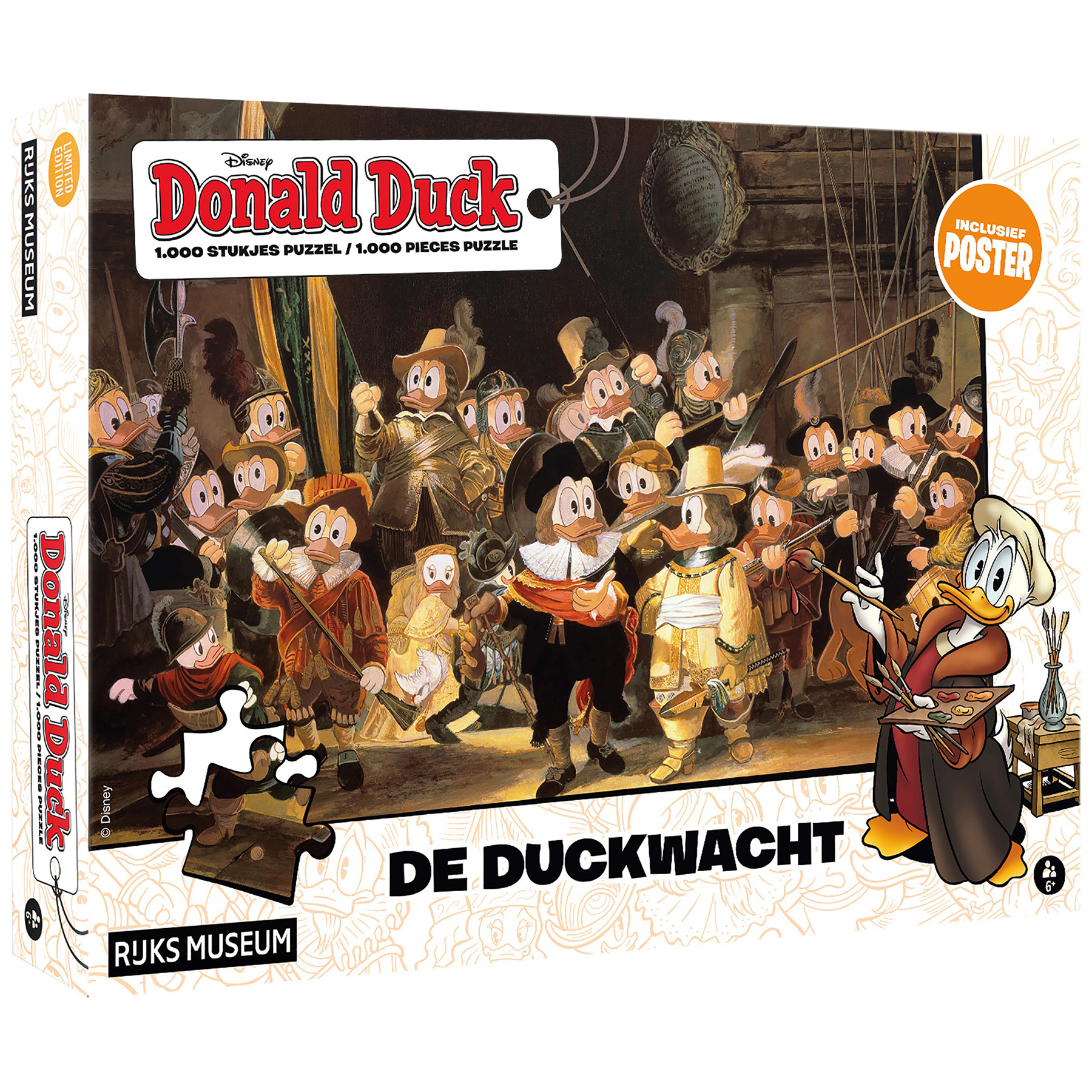 Donald Duck Puzzel - De Duckwacht - 1000 Stukjes