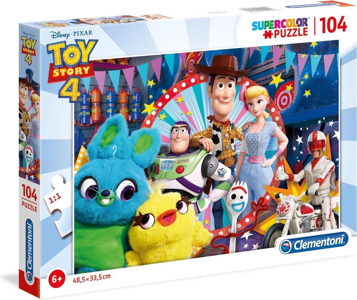 Clementoni Puzzel - Disney Toy Story 4 - 104 Stukjes 
