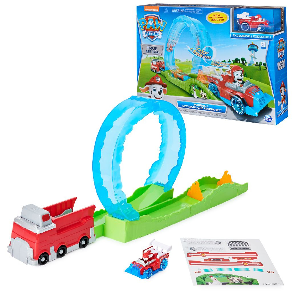 PAW Patrol True Metal Ultimate Fire Rescue - Racebaan - Speelset