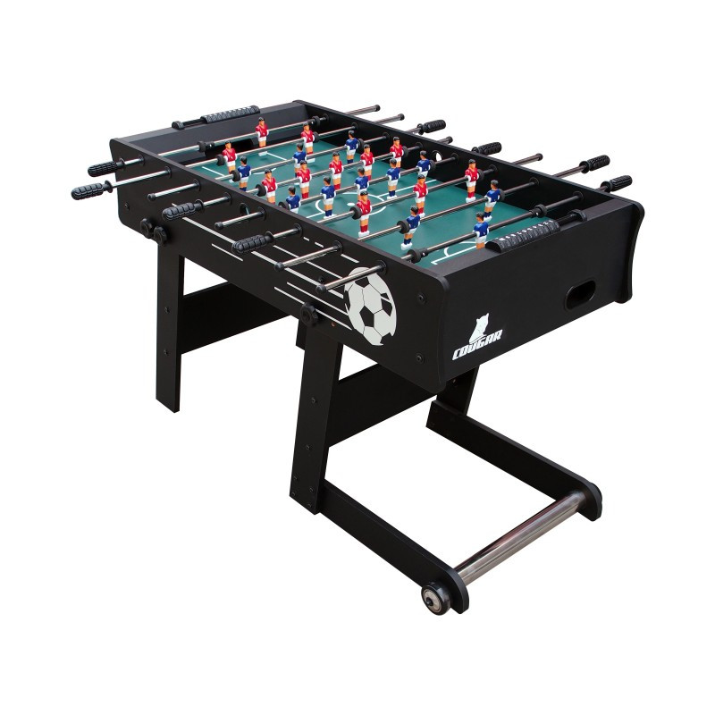 Cougar Voetbaltafel Scorpion Kick - Opklapbaar - Zwart