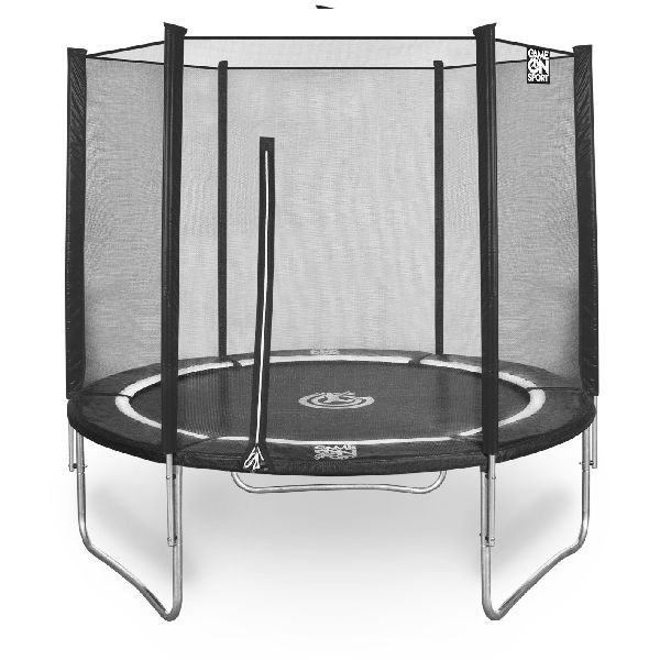 Game on Sport Jumpline Trampoline met Veiligheidsnet 244 cm (8ft) - Zwart