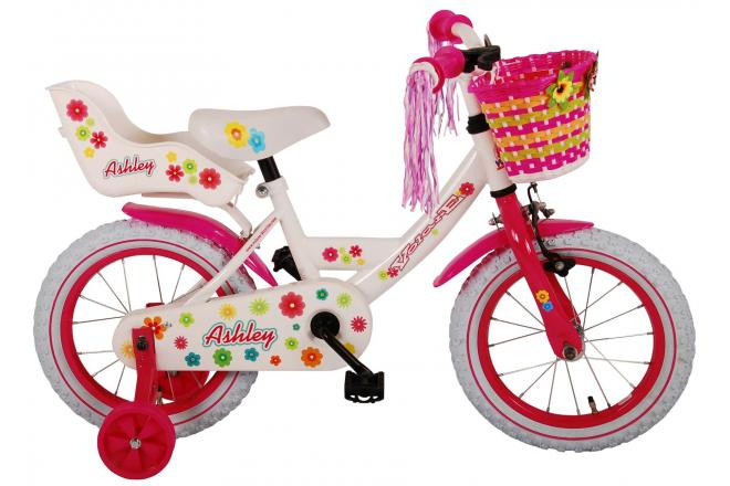 Volare Ashley Kinderfiets - 14 Inch - Wit 