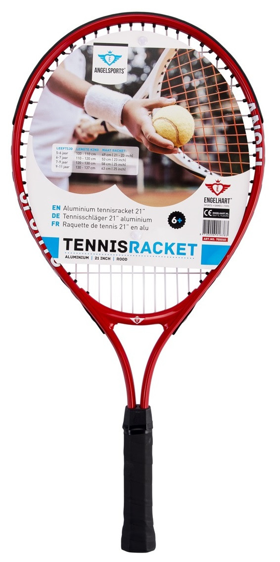 Tennisracket Aluminium - 21 Inch - Rood