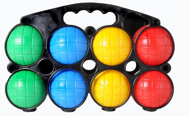 Jeu de Boule - Plastic - 8 Ballen