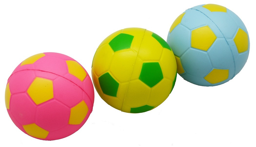 Soft Foam Ballen - 3 Stuks - 6.3 cm