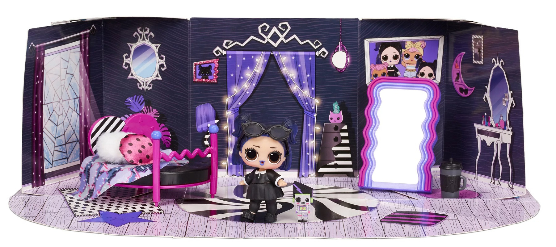 L.O.L. Surprise! Furniture met Pop - Cozy Zone & Dusk - Serie 4 - Speelset