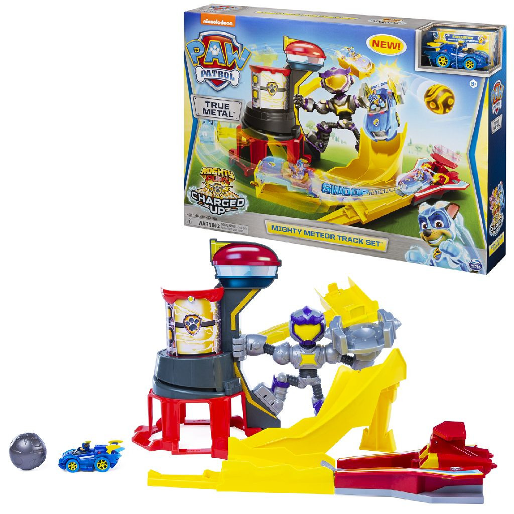 PAW Patrol True Metal Mighty Meteor Track Set - Racebaan