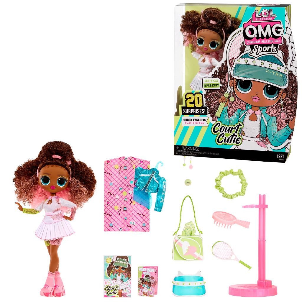 L.O.L. Surprise! OMG Sports Doll Court Cutie - Serie 3 - Modepop