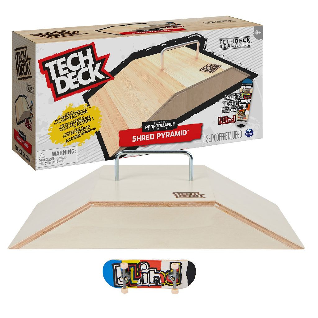 Tech Deck Wood Funbox Ramp