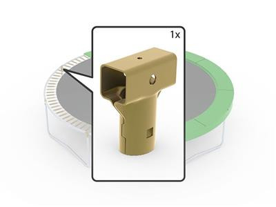 BERG Trampoline Frame  T-Series - T-Koppelstuk