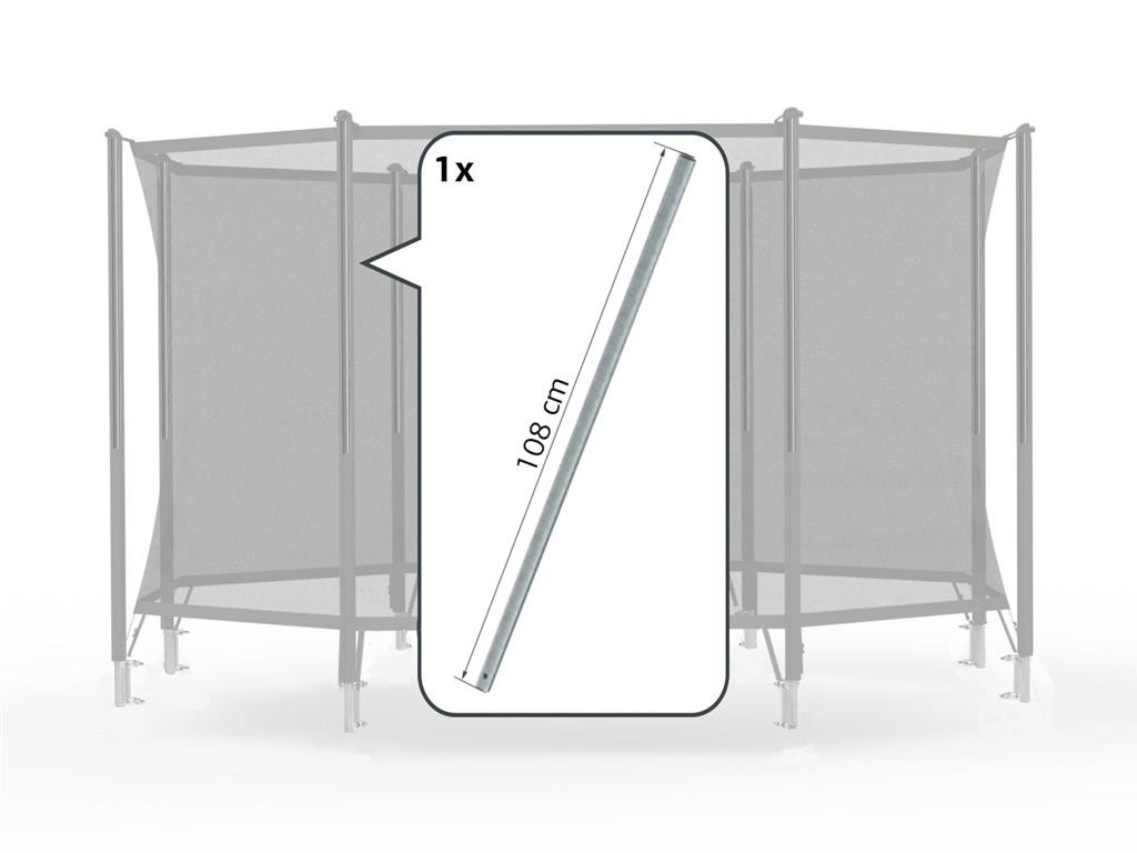 BERG Trampoline Veiligheidsnet - Safety Net Comfort - Bovenpaal 108 cm