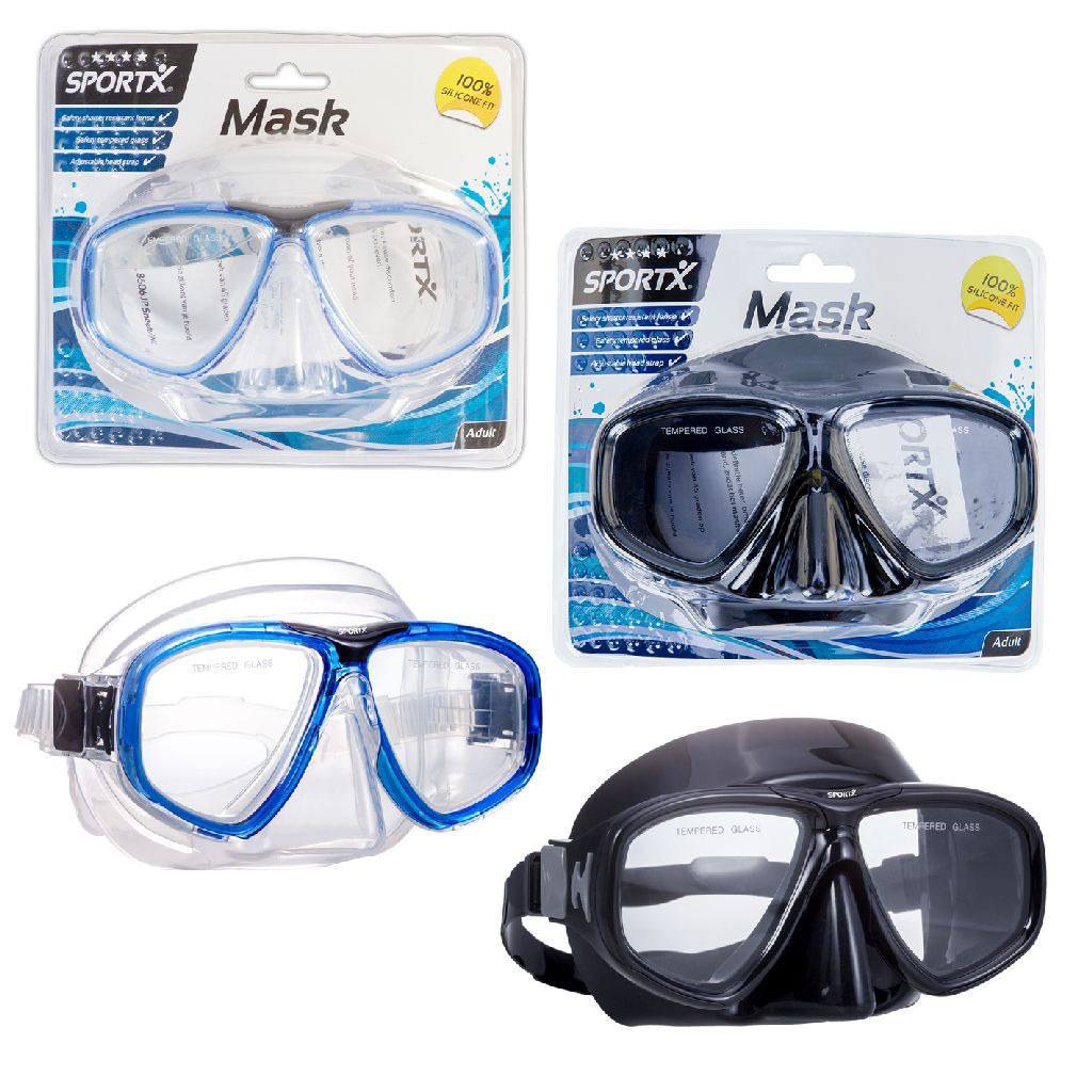 SportX Adult Zwemmasker Excel - Prijs per Stuk
