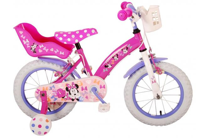 Disney Minnie Cutest Ever! - Kinderfiets - 14 Inch - Roze - 2 Handremmen