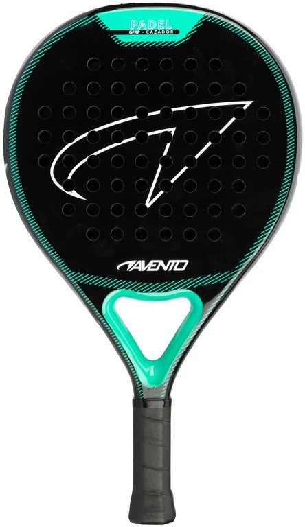 Avento Padel Racket GFRP - Cazador - Zwart / Groen