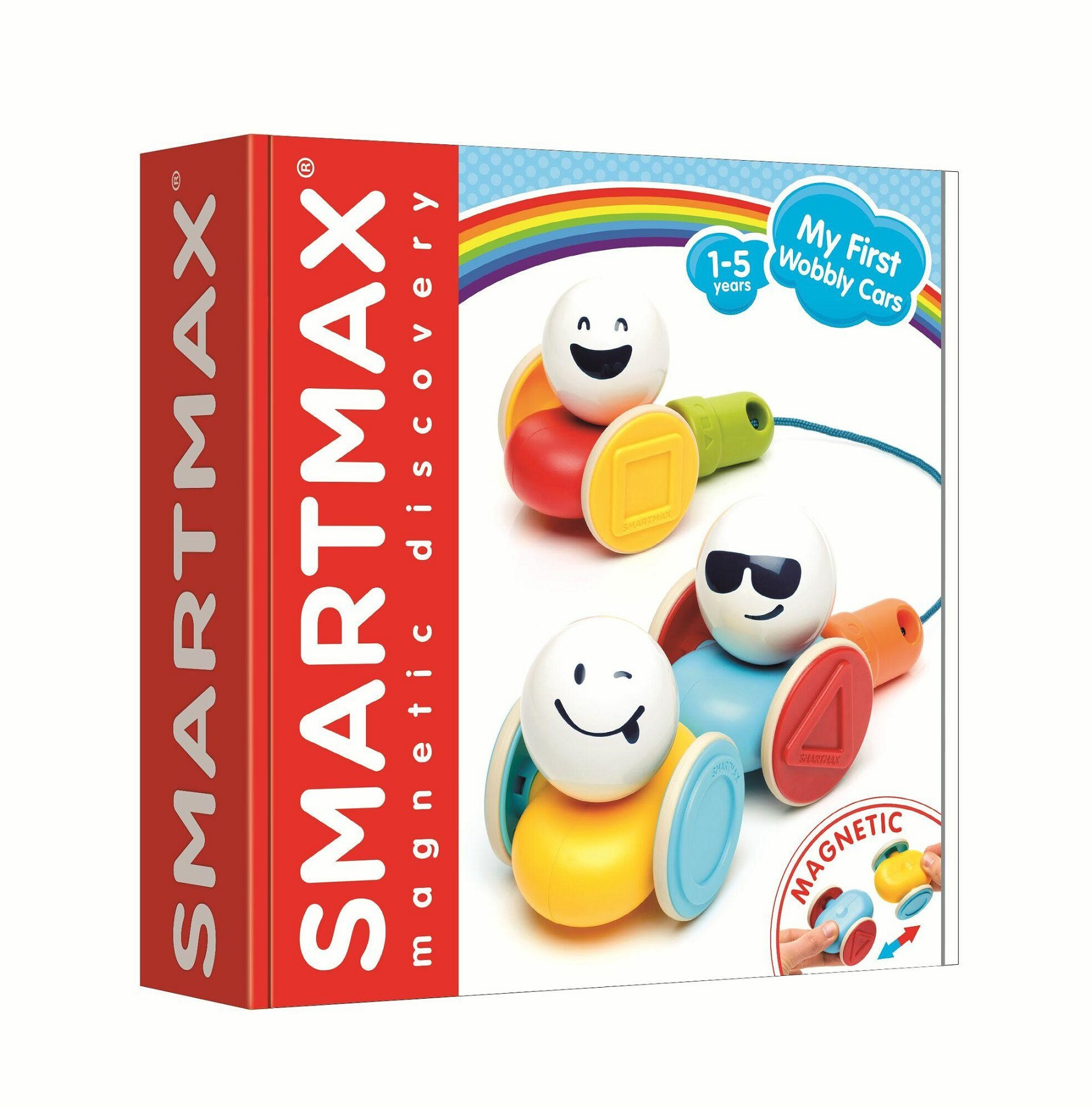 My First Wobbly Cars - Magnetische Auto's