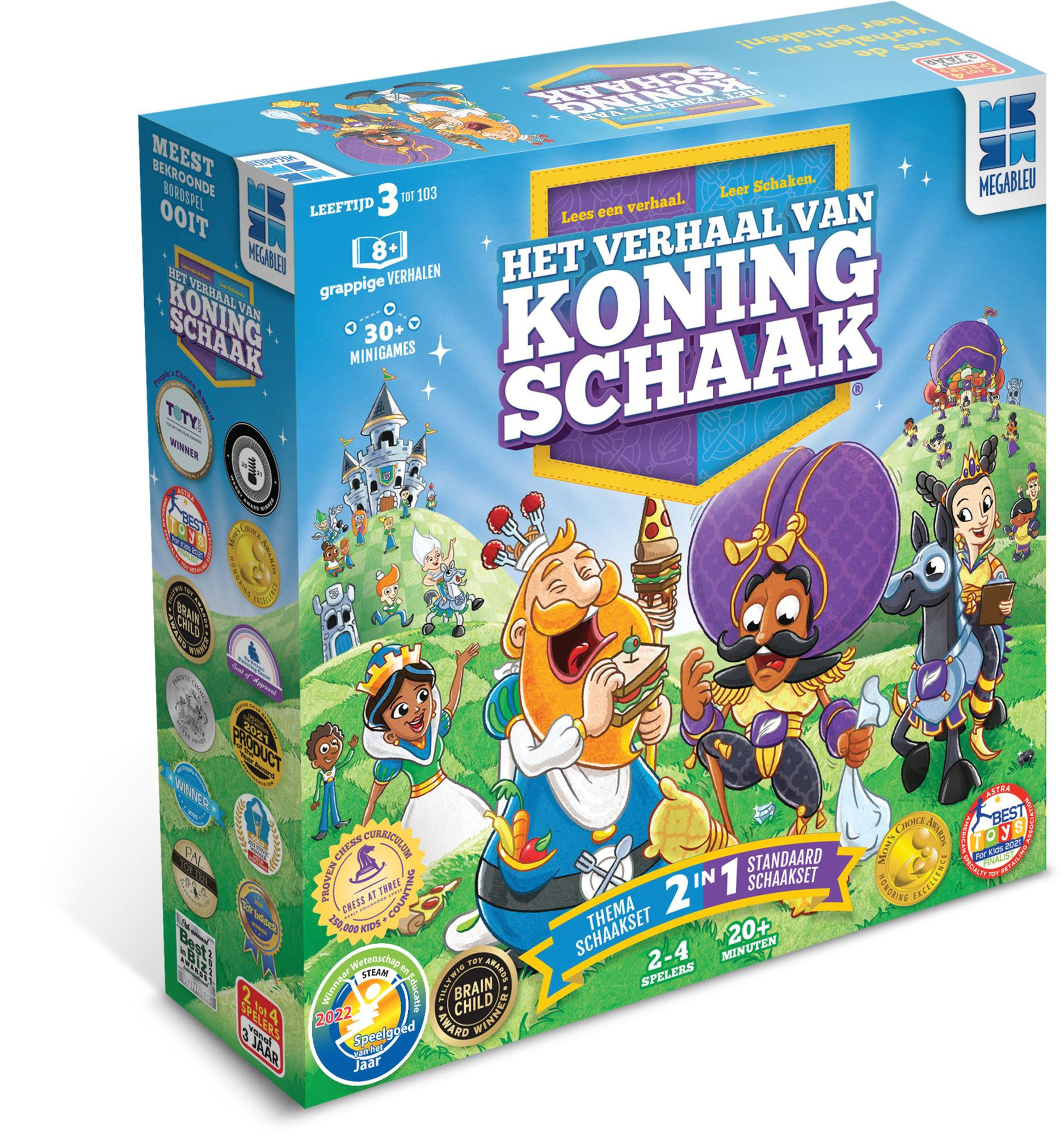 Het Verhaal van Koning Schaak - Bordspel - Kinderspel