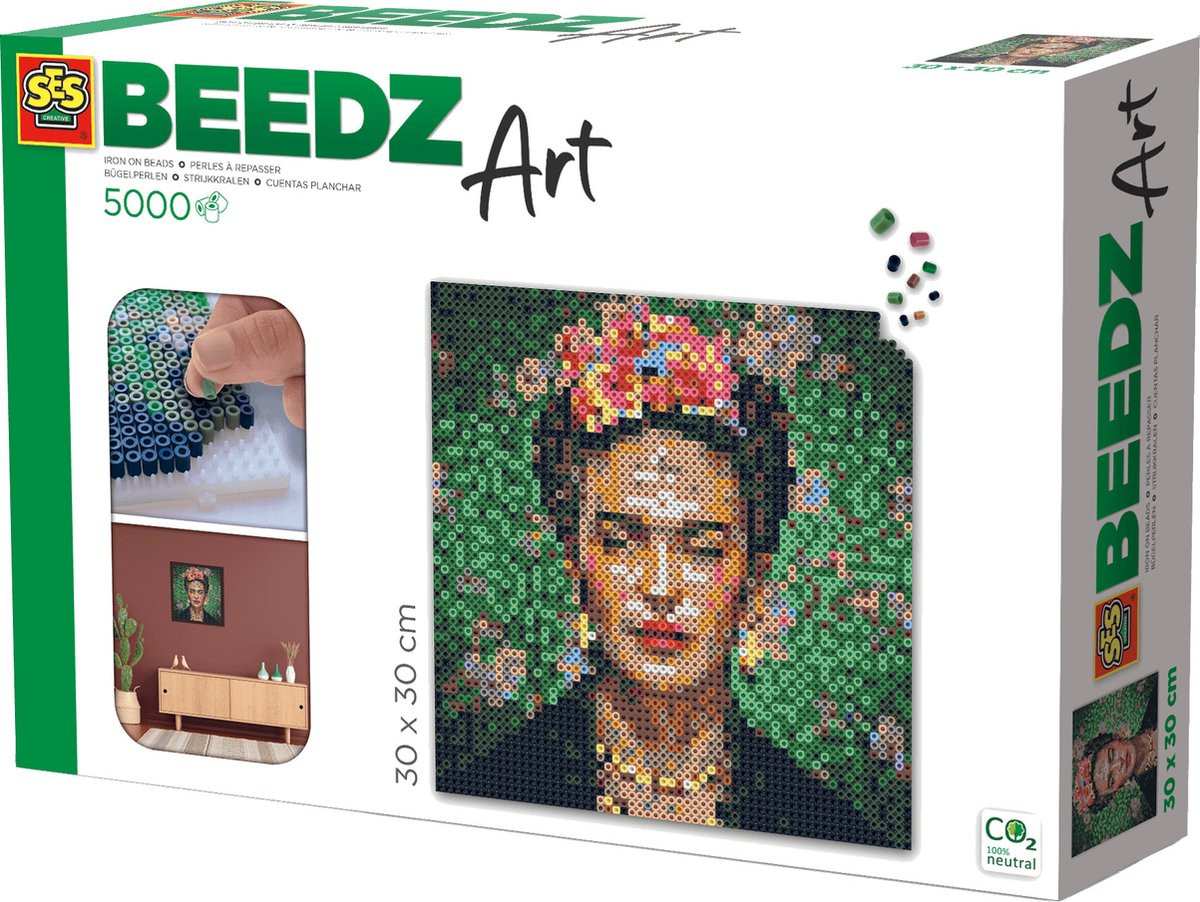 SES BEEDZ - Art Frida Kahlo  - 5000 Strijkkralen