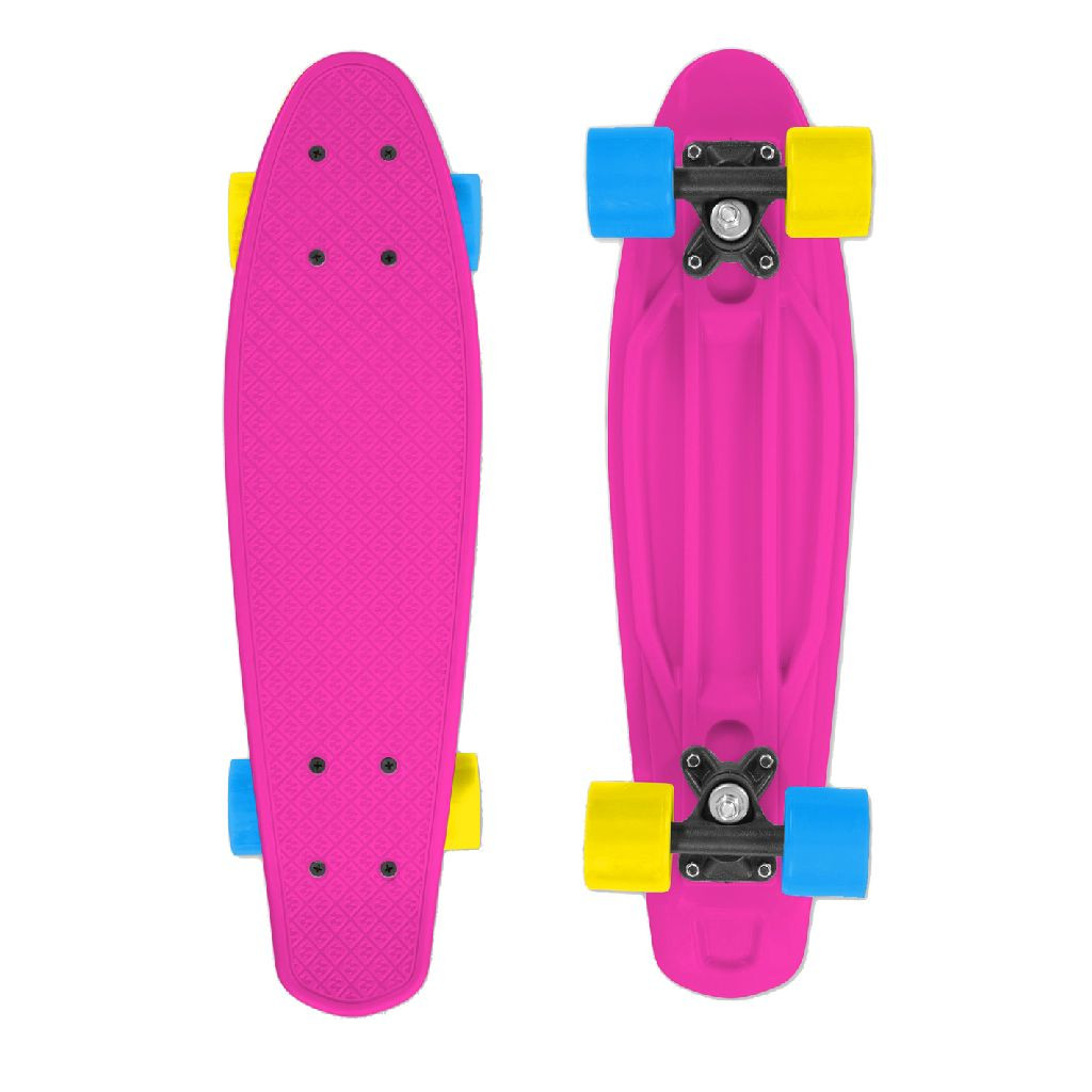 Street Surfing - Fizz Fun Skateboard - 60 cm - Roze