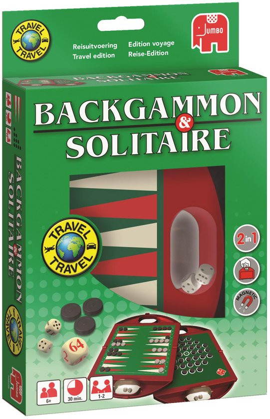 Backgammon & Solitaire - Reisspel