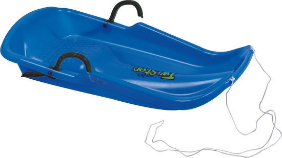 RESTART Slede Twister - Blauw - Plastic Slee