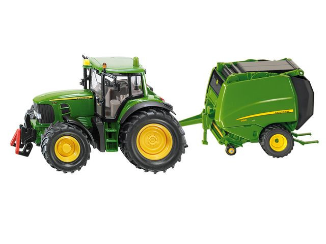 Siku 1665 Tractor John Deere met Balenpers