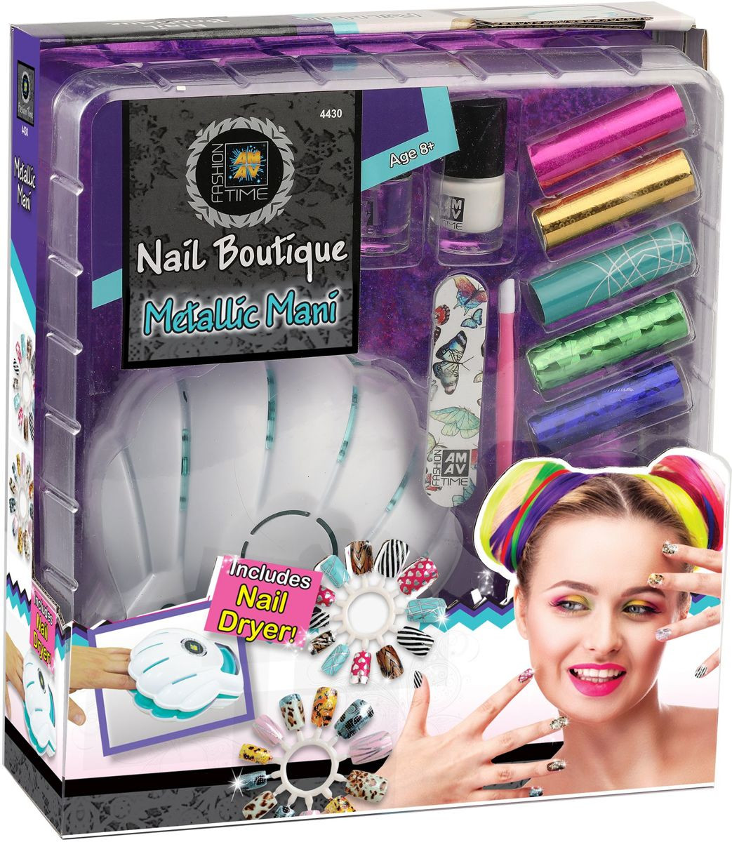 Fashion Time Nagel Studio - Metallic Manicure