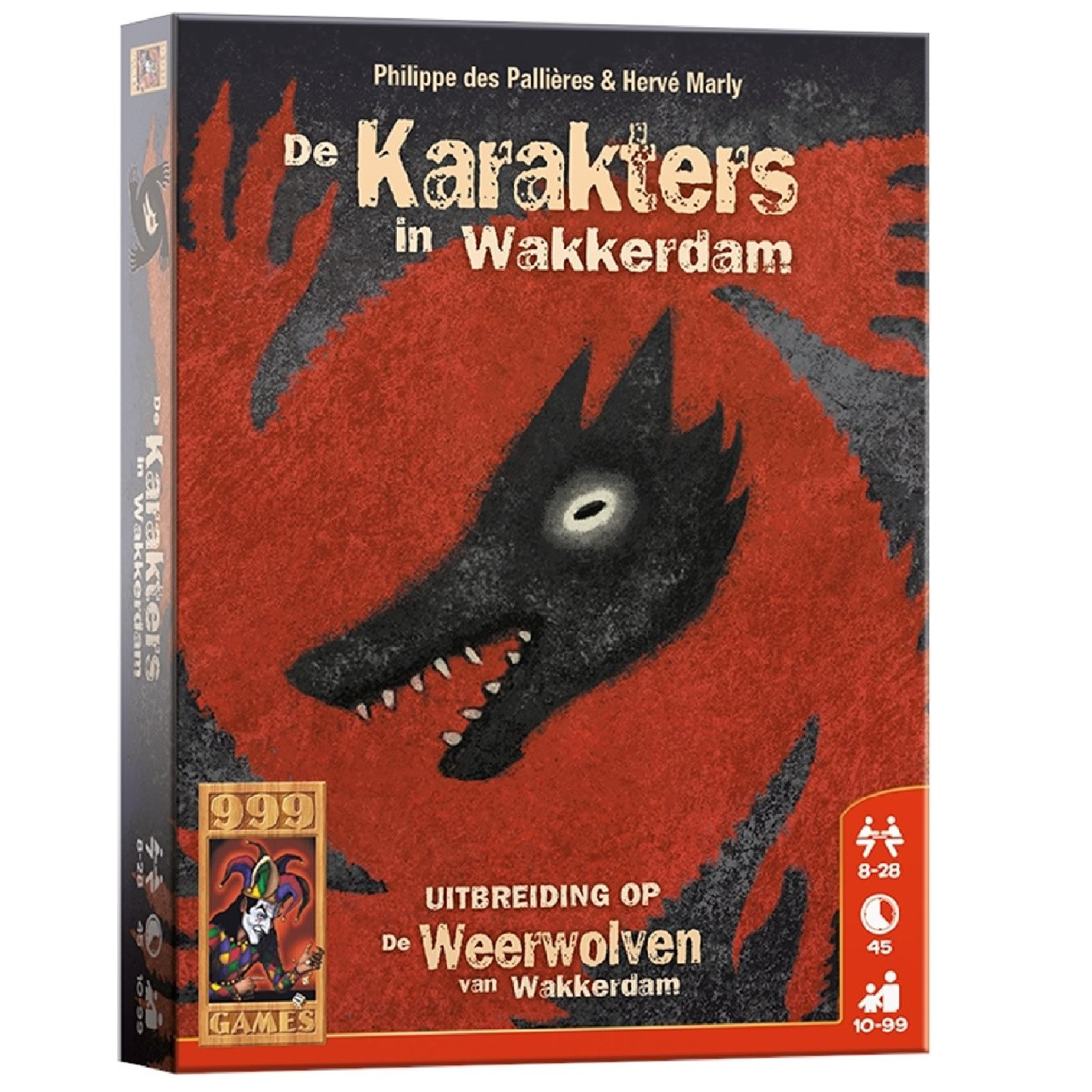 De Weerwolven van Wakkerdam: Karakters - Kaartspel