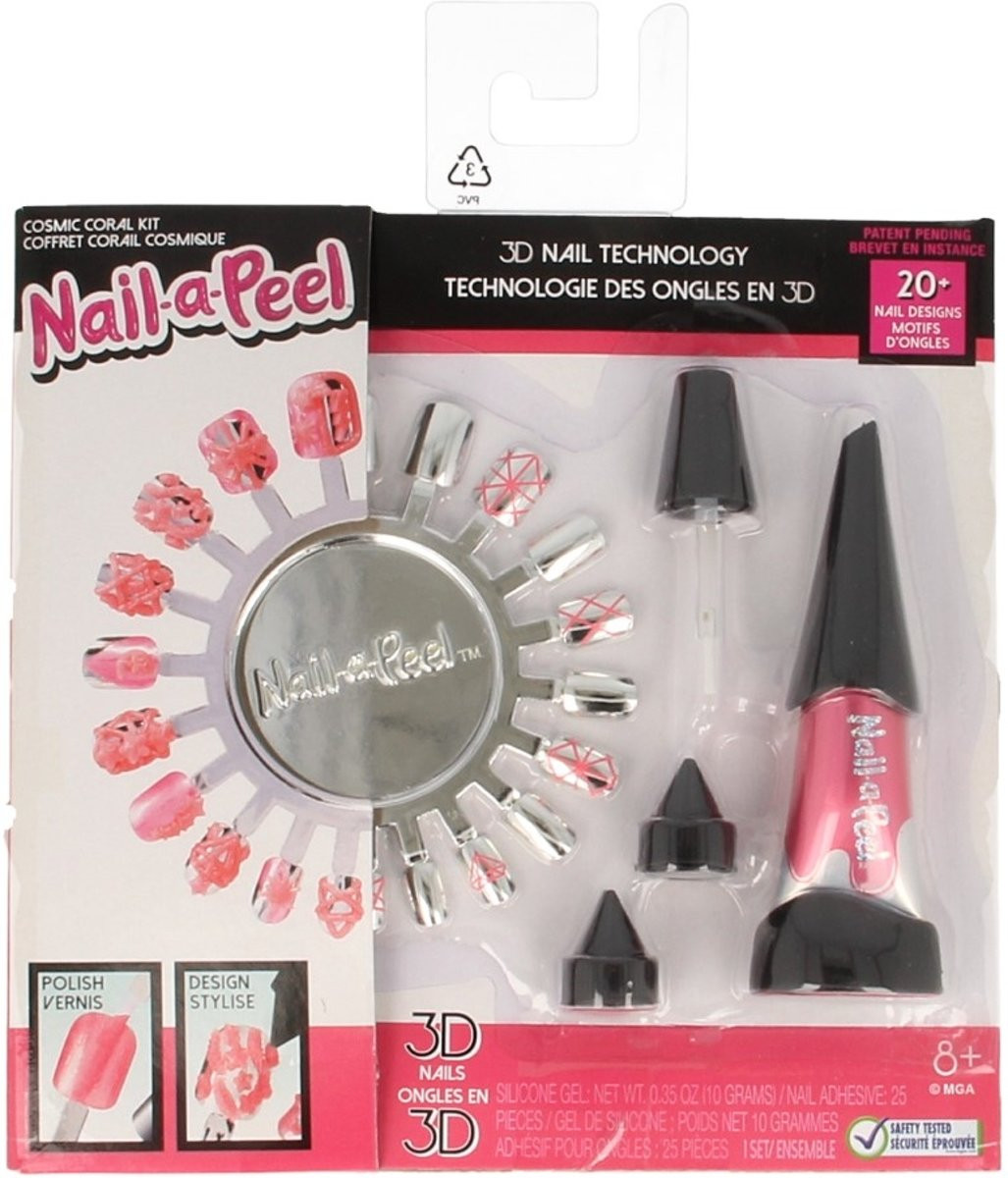Nail-a-Peel Starter Kit - Cosmic Coral Kit
