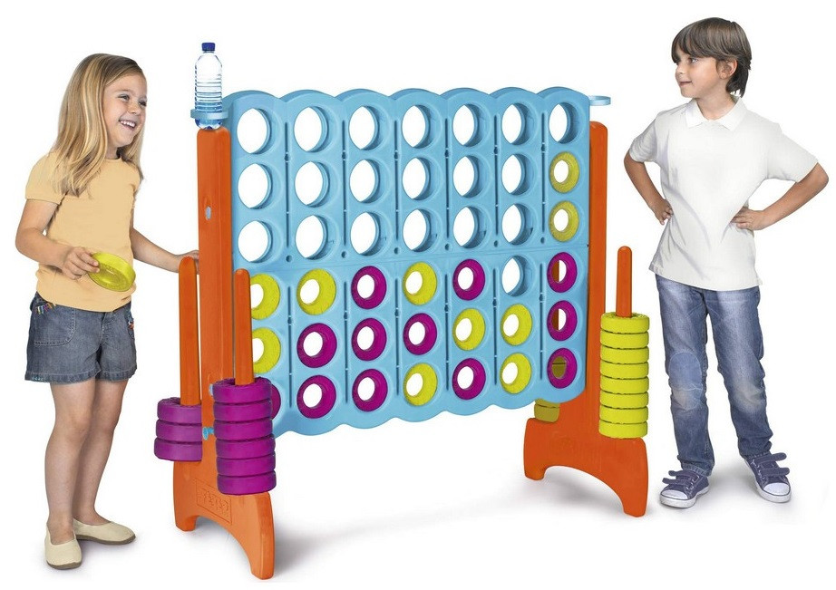 Feber Mega 4 op een Rij - 121 x 118 cm